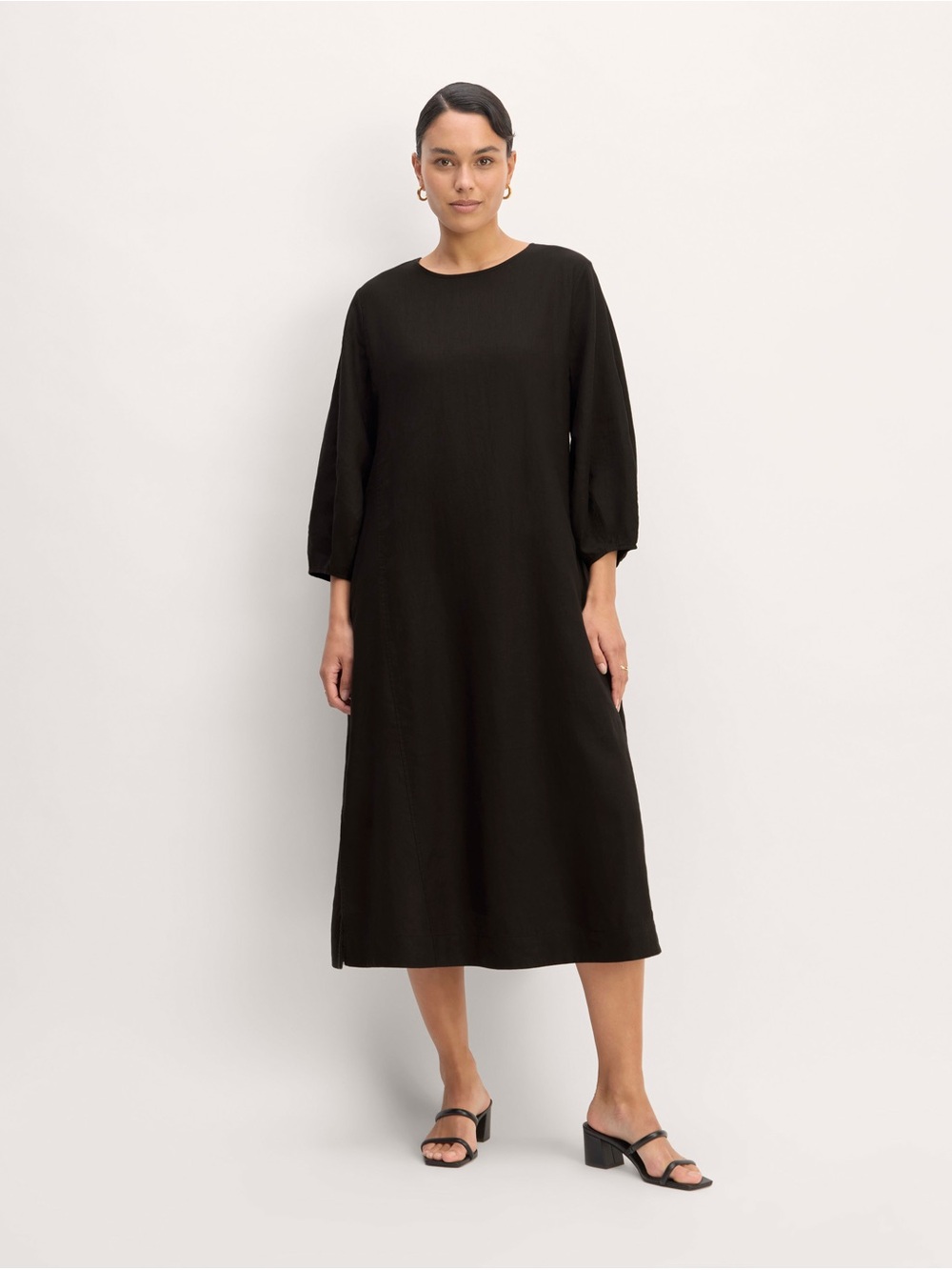 Everlane A-Line Dress in Linen